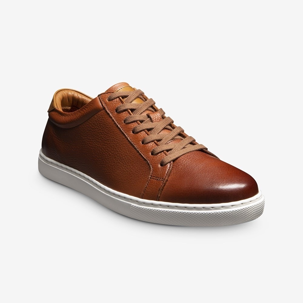 Allen Edmonds Men’s Courtside Leather Lace-up Sneaker